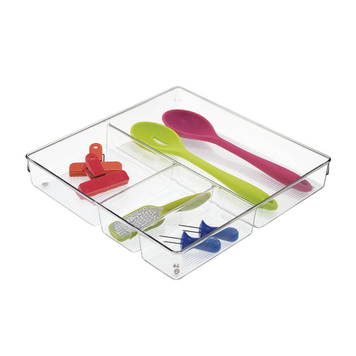 iDesign - Lade Organizer, 2 Vakken, 15.2 x 38.1 x 5.1 cm, Kunststof, T
