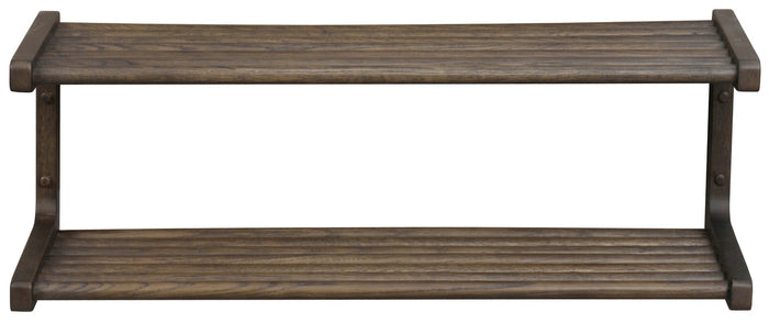 Rowico Inverness Schoenenrek - B80 X D32 X H28 - Donkerbruin Hout
