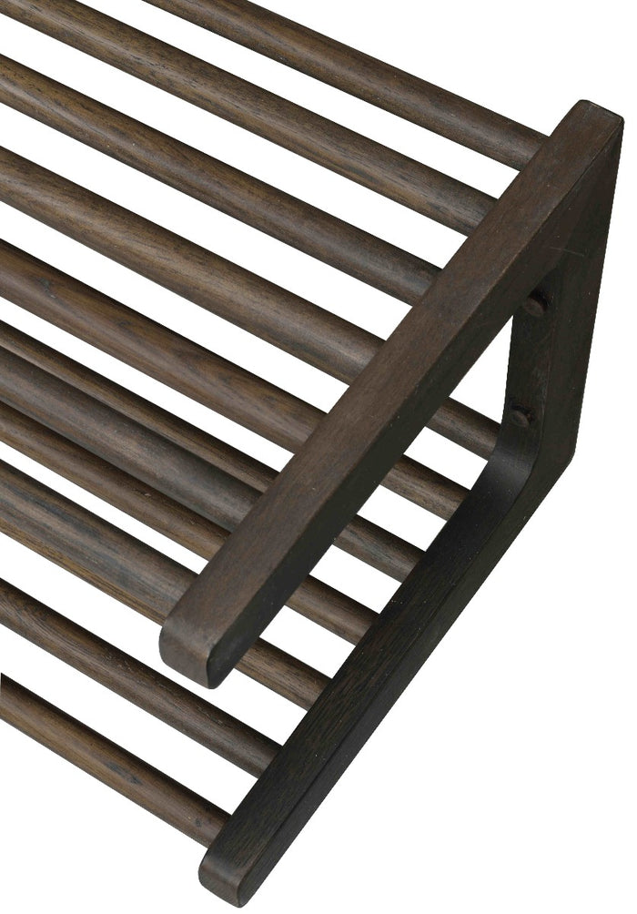 Rowico Inverness Schoenenrek - B80 X D32 X H28 - Donkerbruin Hout