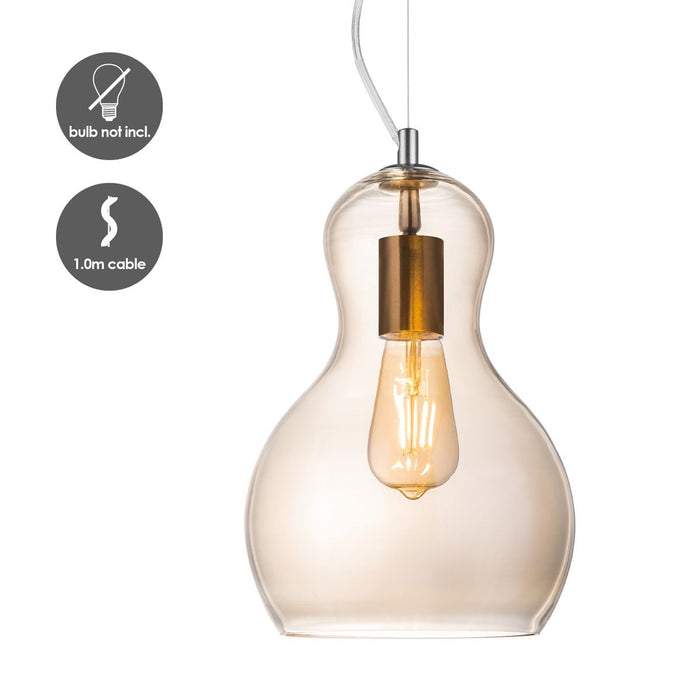 Home sweet home Bello Hanglamp 21 cm – Amber