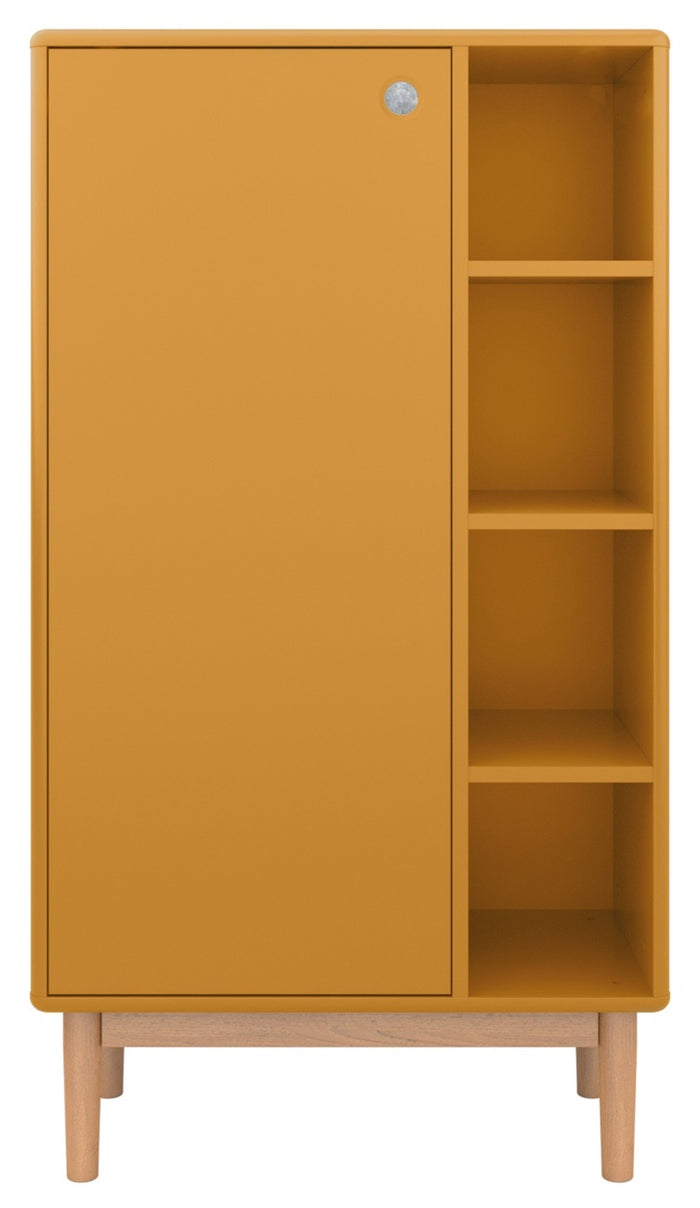 Tenzo Color Bath Badkamerkast met Vakken Mosterd