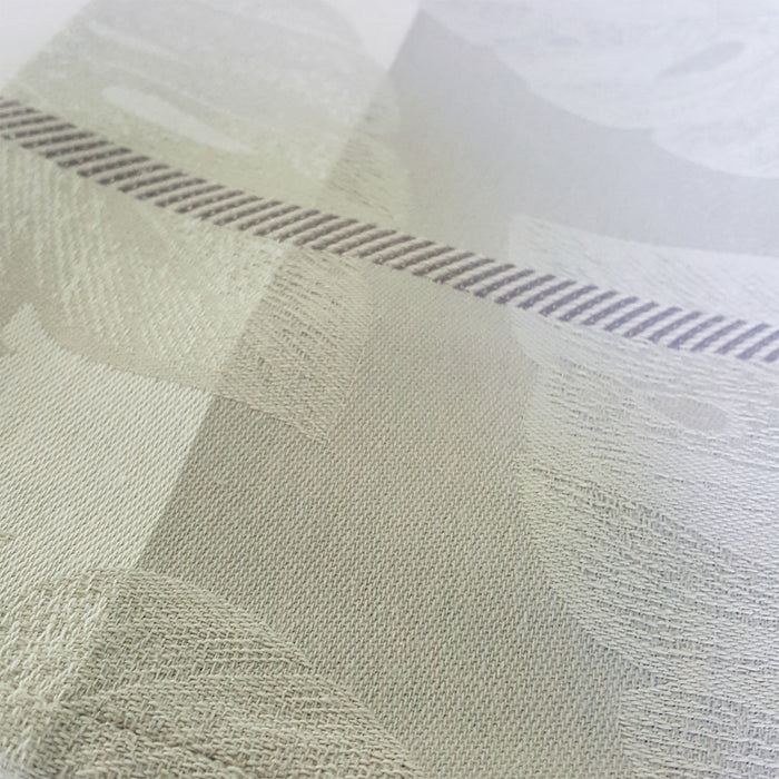 DDDDD 2x theedoek + 2x keukendoek Monstera - Cream