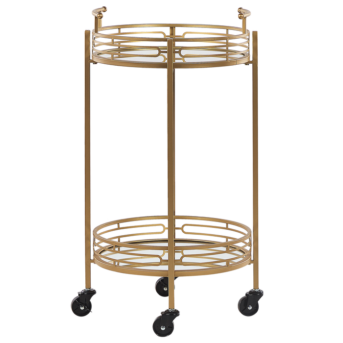 Beliani - FARLEY - Keukentrolley - Goud - IJzer