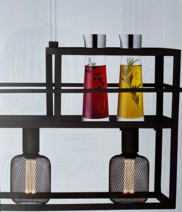 Freelight Hanglamp Culinara Zwart met Rek 120cm