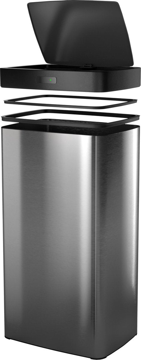 StangVollby Kinna prullenbak met sensor - 50L - RVS