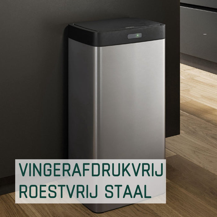 StangVollby Kinna prullenbak met sensor - 50L - RVS