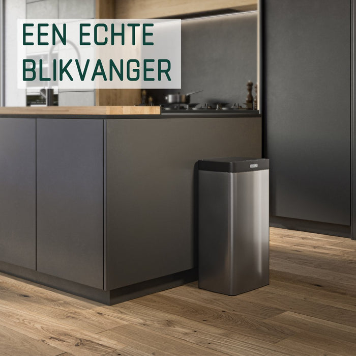 StangVollby Kinna prullenbak met sensor - 50L - RVS