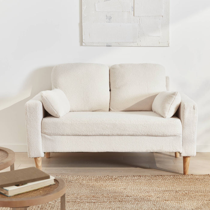 sweeek - Tweezits bank van boucléstof