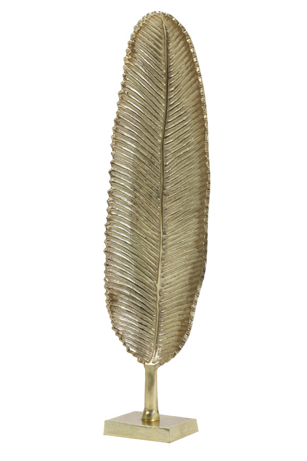 Light & Living - Ornament LEAF - 14x8x56cm - Goud