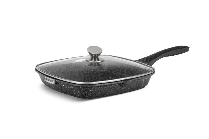 Edenberg Stonetec Line - 12-delige Luxe Pannenset van Gesmeed