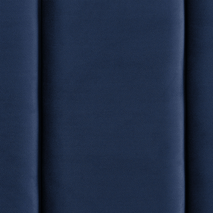 Beliani-VILLETTE -Tweepersoonsbed-Marineblauw-180 x 200 cm-Fluweel