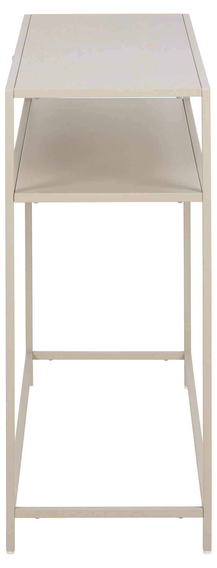 Lisomme Roy metalen sidetable beige - 100 x 35 cm
