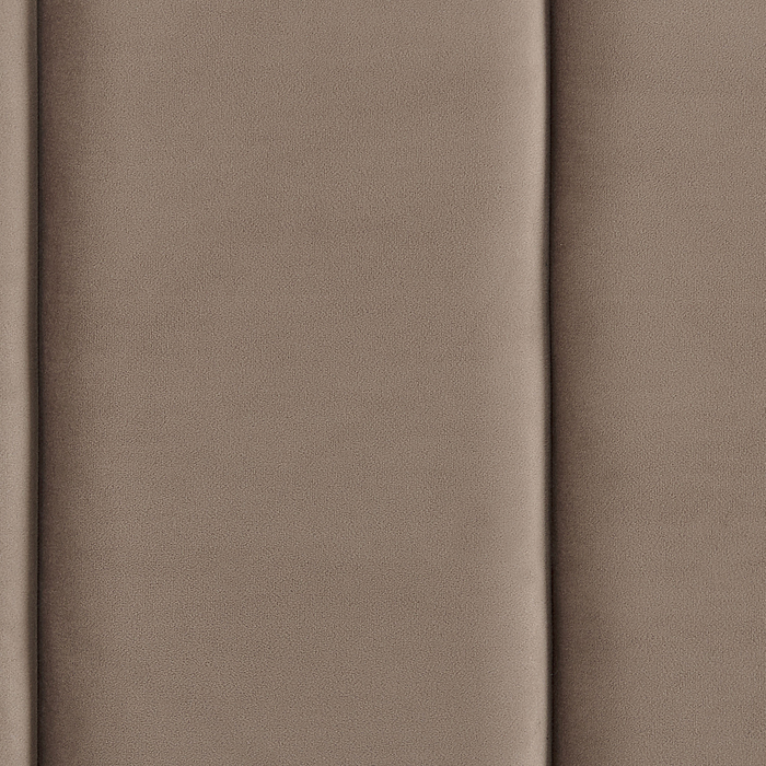 Beliani - VILLETTE - Tweepersoonsbed - Taupe - 180 x 200 cm - Fluweel