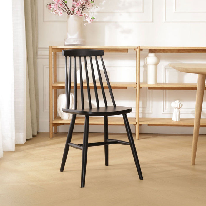 Fameg Filou Houten Spijlenstoel Zwart