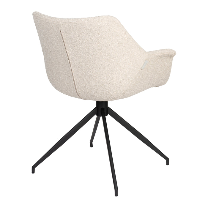 Zuiver Doulton Swivel Stoel Naturel