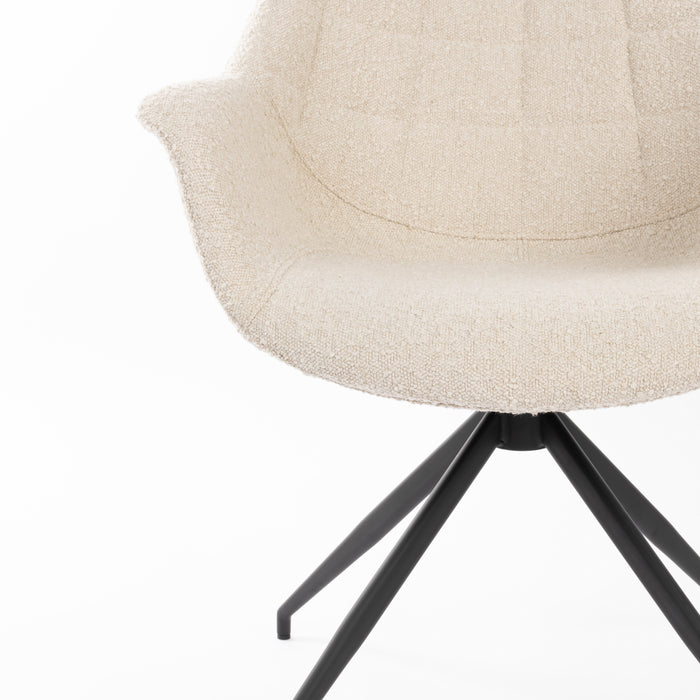 Zuiver Doulton Swivel Stoel Naturel