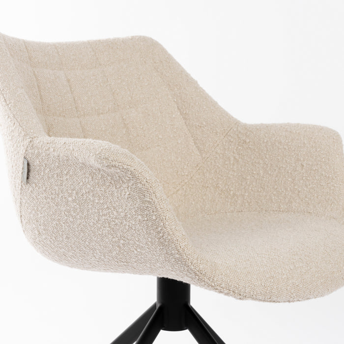 Zuiver Doulton Swivel Stoel Naturel