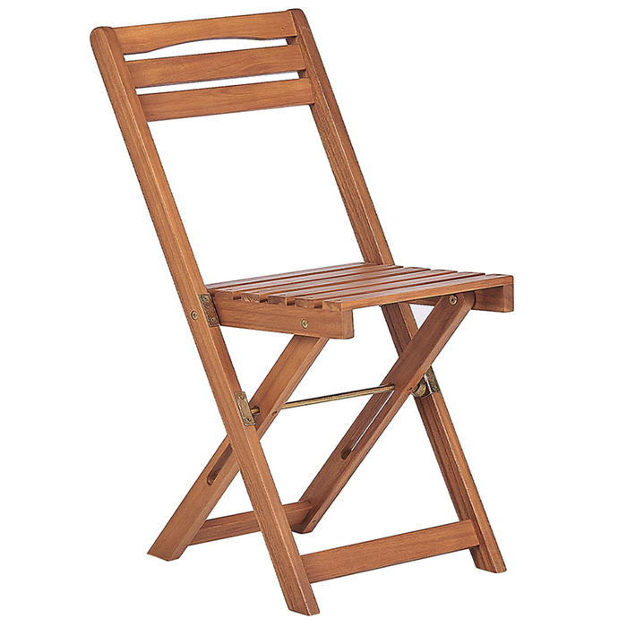 Beliani - LENOLA - Bistroset voor 2 - Lichte houtkleur - Acaciahout