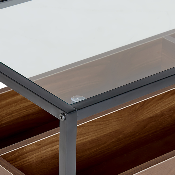 Beliani - WACO - Consoletafel - Zwart - Metaal