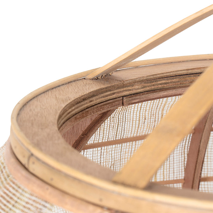 QAZQA Oosterse hanglamp bruin 58 cm - Pascal