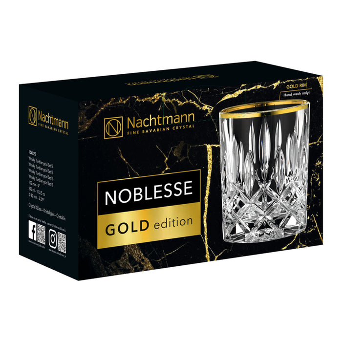 Nachtmann Noblesse Whiskeyglazen 2 st. - Goud