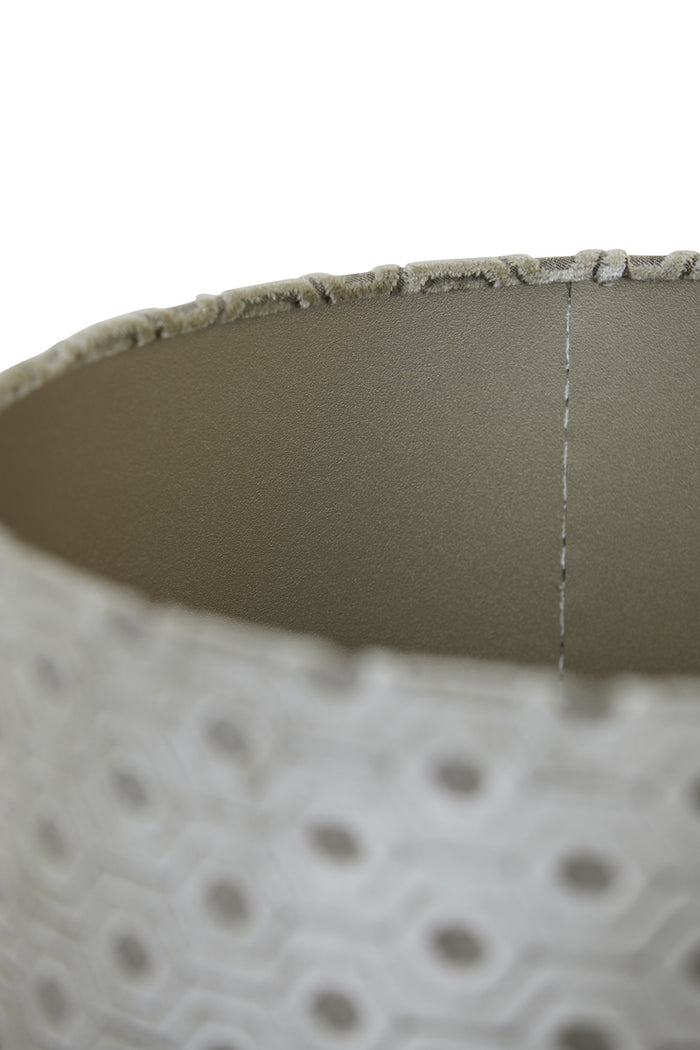 Light & Living Light&living Kap cilinder 40-40-30 cm LUNA crème-taupe