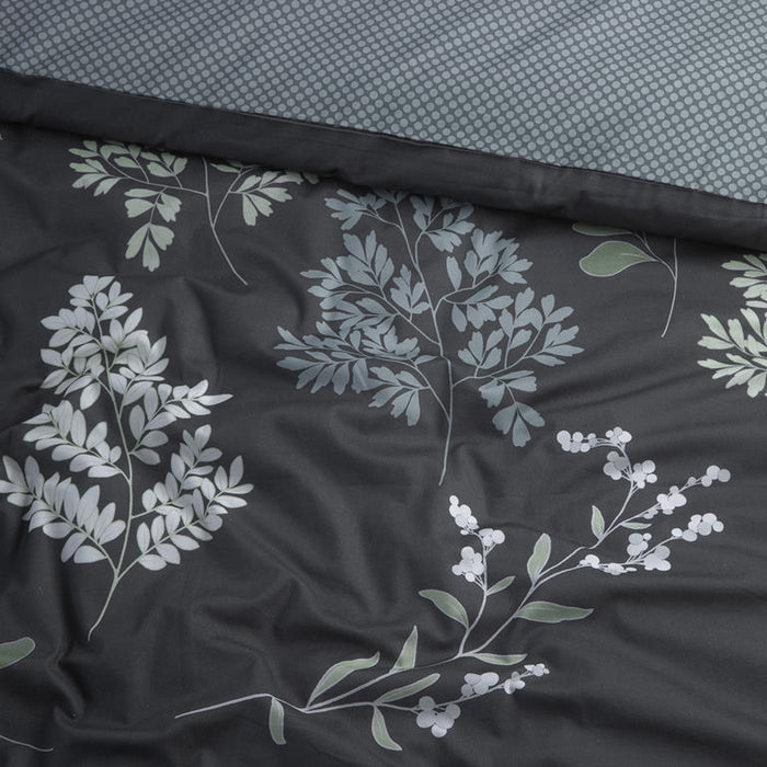 Cinderella Blueberry Dekbedovertrek 200 x 200|220 cm - Antraciet