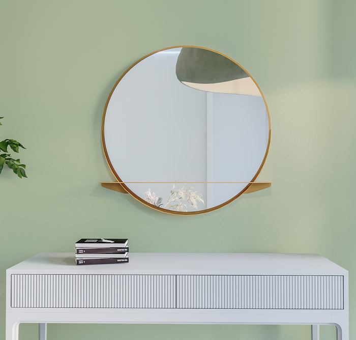 Gorillz Alien 60 - Wandspiegel 60 cm Goud