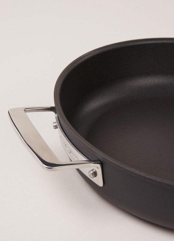 Demeyere Alu Pro 5 Duraslide Titanium Kookpan Laag met RVS Deksel,