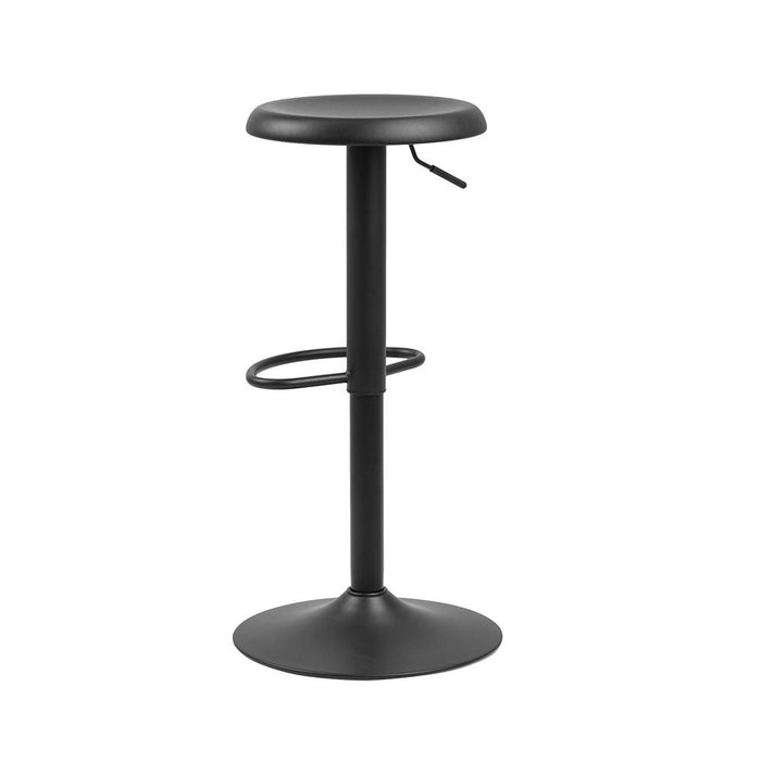 Lisomme Emma barkruk mat zwart - in hoogte verstelbaar