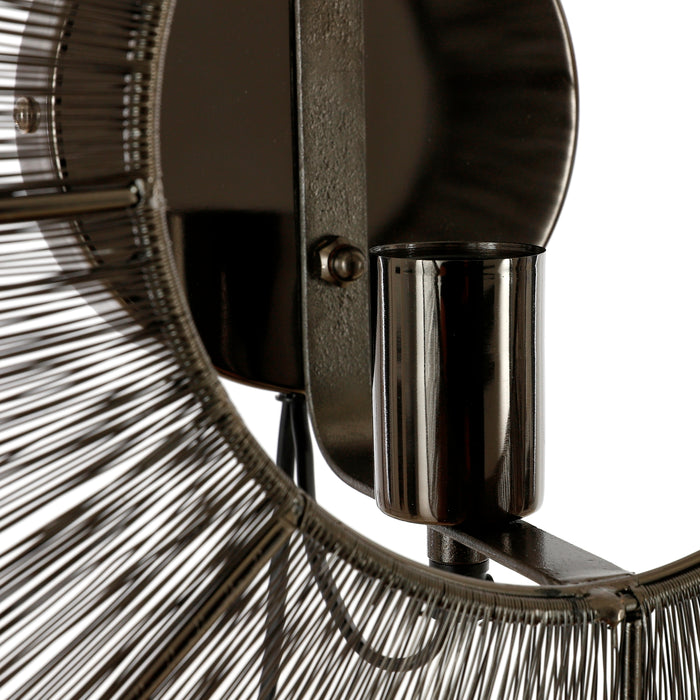 Mica Decorations Bodil Wandlamp Ø40 cm Zwart