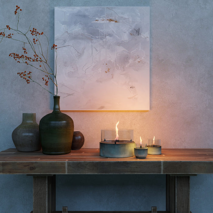 TenderFlame Café 18 Kandelaar - Groen