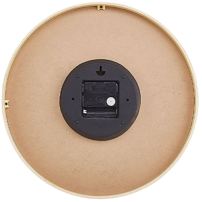 Beliani - GORDOLA - Wandklok - Lichtgrijs - MDF