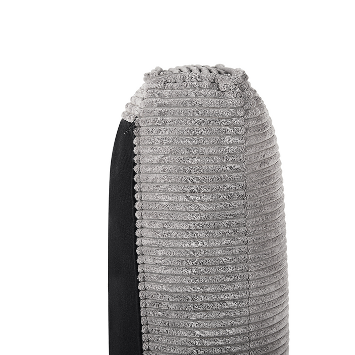 Beliani - VIND - Fauteuil - Lichtgrijs - Corduroy