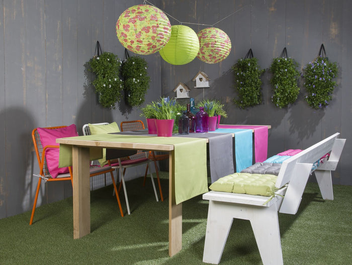 Dutch Decor - SUNNY - Tafelloper 45x150 cm zand Outdoor collectie