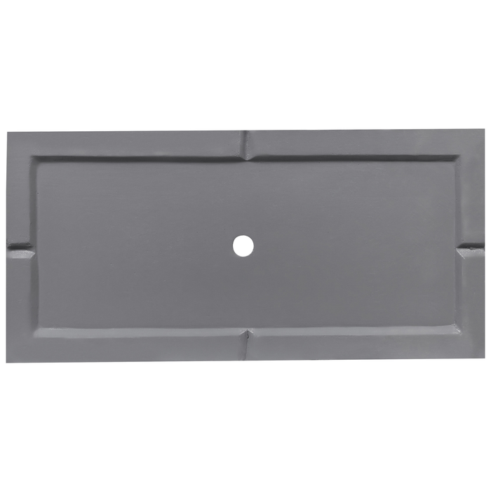 Beliani - MYRA - Plantenbak - Grijs - 50 cm - Klei-vezelmengsel