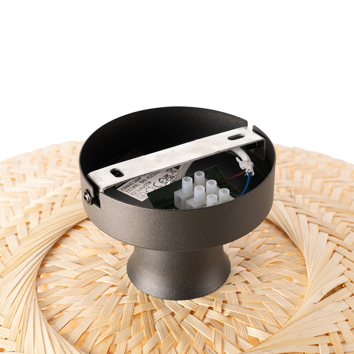 QAZQA Oosterse plafondlamp bamboe 50 cm - Ostrava