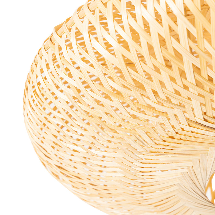 QAZQA Oosterse plafondlamp bamboe 50 cm - Ostrava