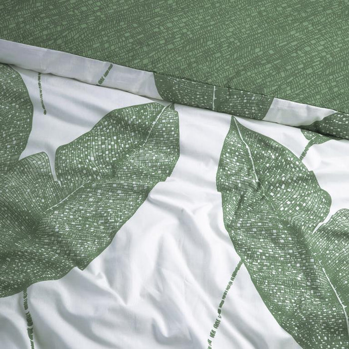 Damai Blade Dekbedovertrek 140 x 200|220 cm - Groen
