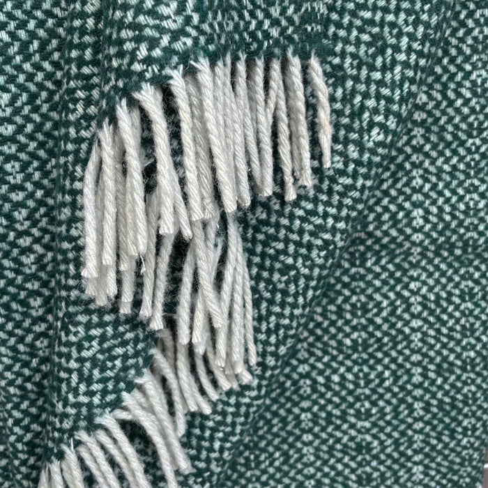 Malagoon Recycled Wool Plaid - Dennengroen