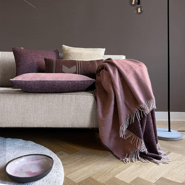 Malagoon Recycled Wool Plaid - Rozenhout