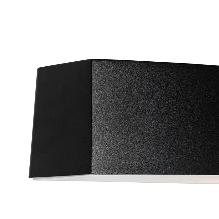 QAZQA Moderne buiten wandlamp zwart IP44 - Bojan