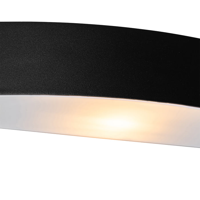 QAZQA Moderne buiten wandlamp zwart IP44 - Bojan