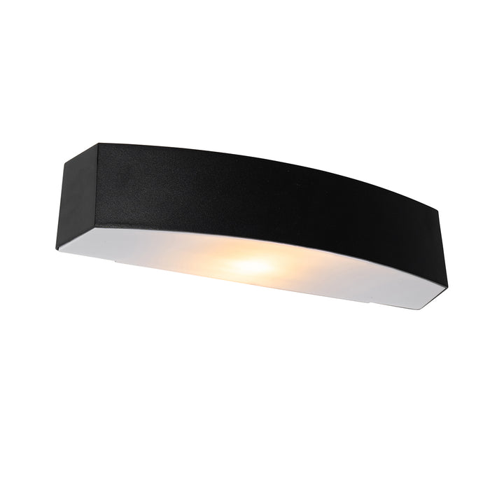 QAZQA Moderne buiten wandlamp zwart IP44 - Bojan