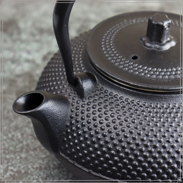 OTIX Japanse Theepot met Filter Theekan Tetsubin Zwart 1.5L Gietijzer