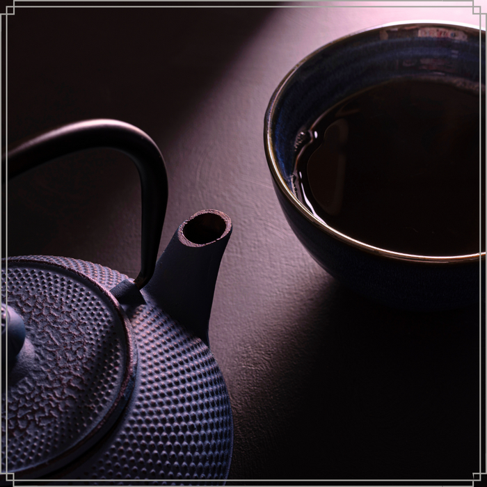 OTIX Japanse Theepot met Filter Theekan Tetsubin Zwart 1.5L Gietijzer