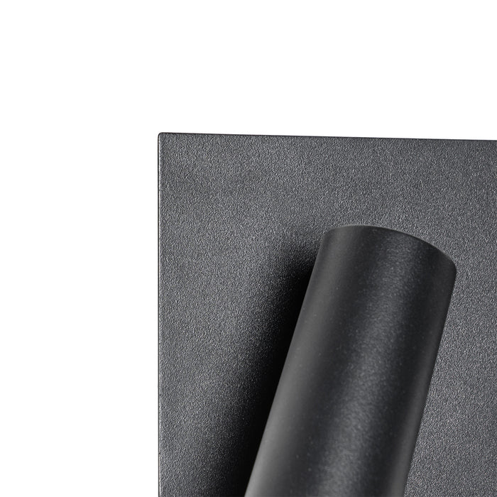 QAZQA Moderne buiten wandlamp zwart incl. LED 2-lichts IP54 - Simon