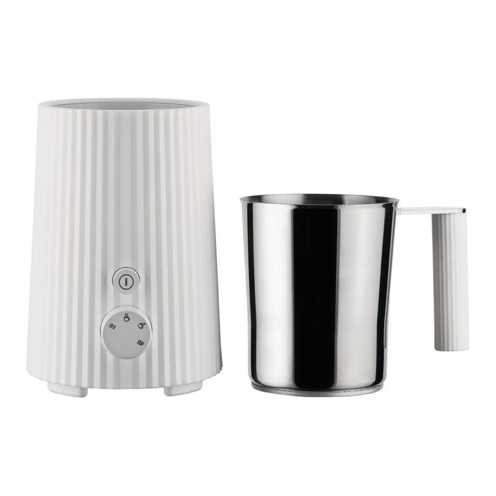 Alessi Plissé Melkopschuimer - Wit