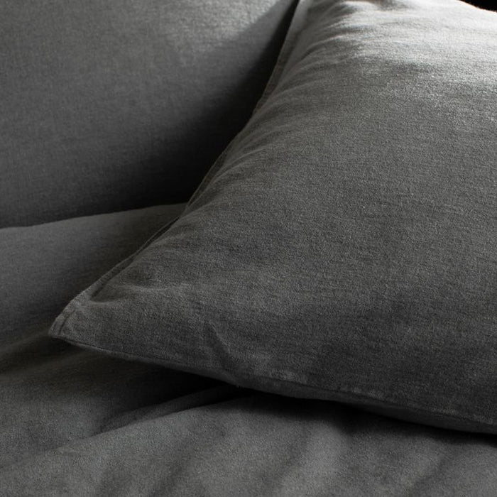 Damai Groove Dekbedovertrek 140 x 200|220 cm - Grijs
