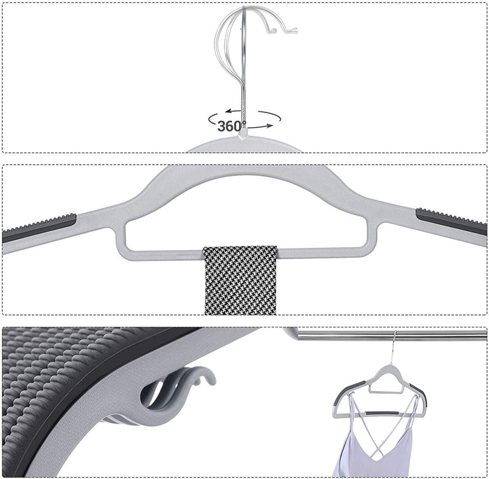 ACAZA Kledinghanger Grijs - 30 st.